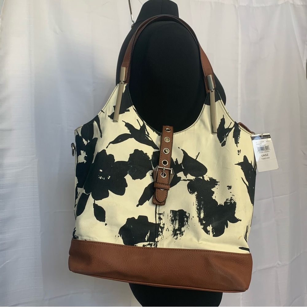 Wilsons Leather Black Rivet Promo Lyndsey 2 Piece Travel Set, NWT, Tote Bag